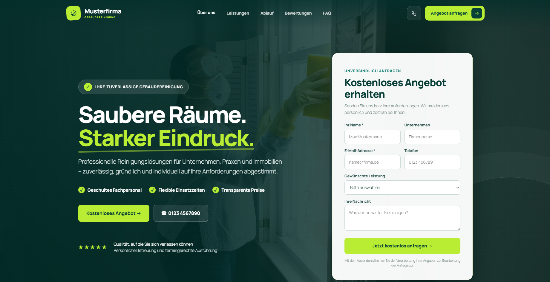 Temporäres Beispielbild für Landingpage