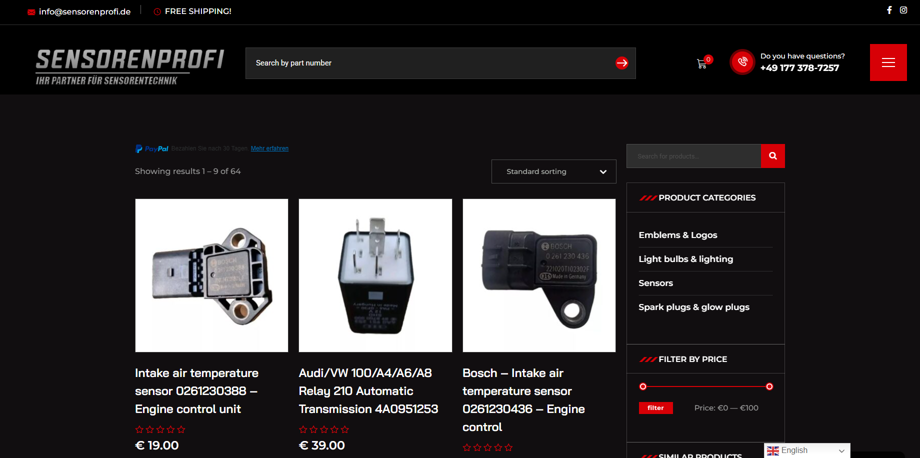 Temporäres Beispielbild für E-Commerce